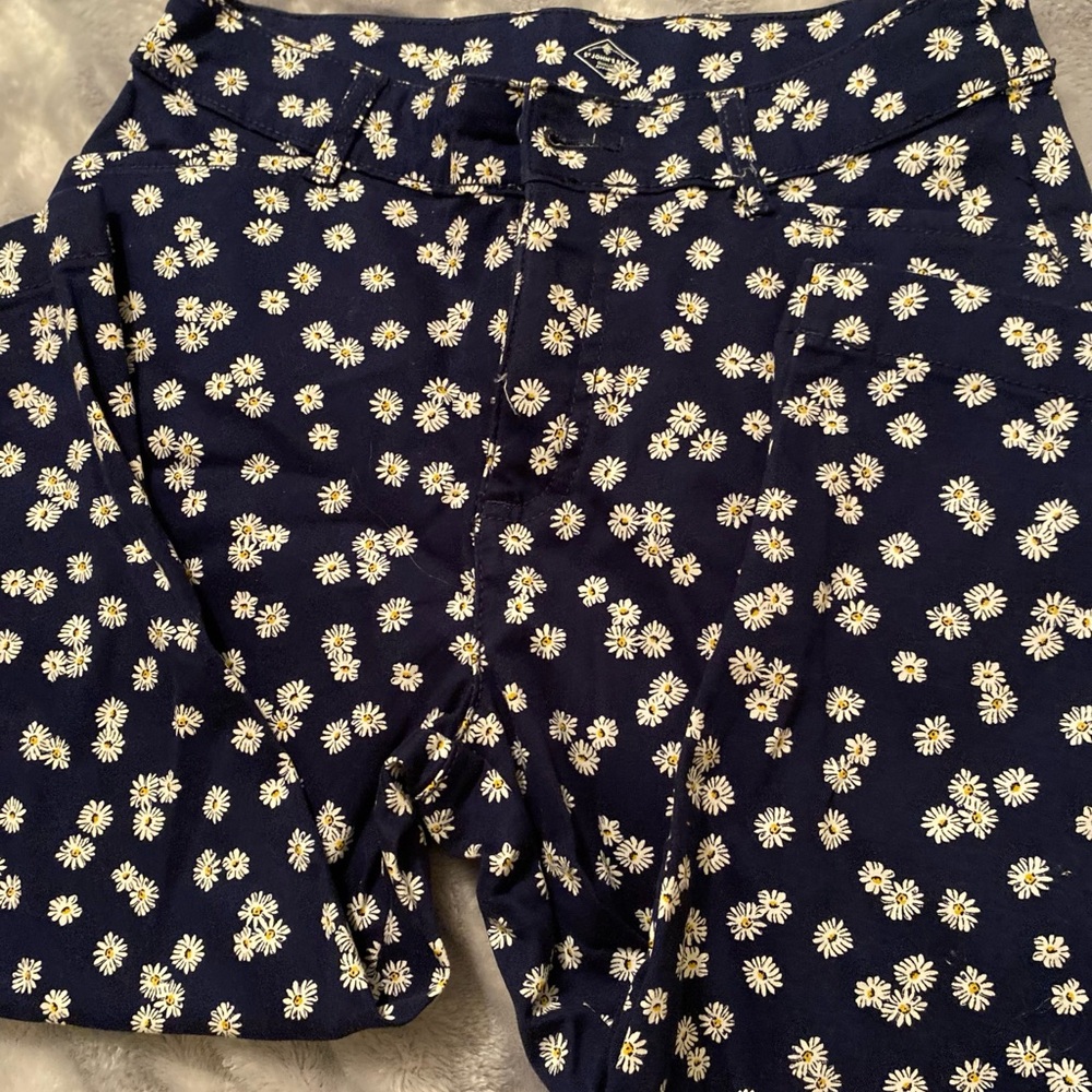 St. John's Bay Navy Floral Pants
